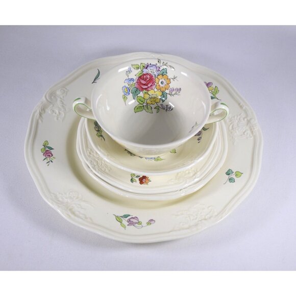 Minton Other - Vintage WWII 5 piece Minton England spring breakfast set for 1, English